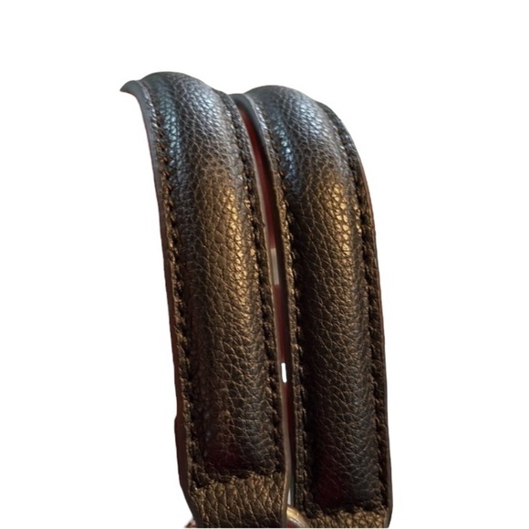 Kurt Geiger Chelsea raffia Tote Bag with matted gun metal strap - Picture 9 of 12